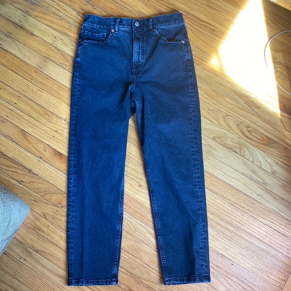 Express super high rise mom jean